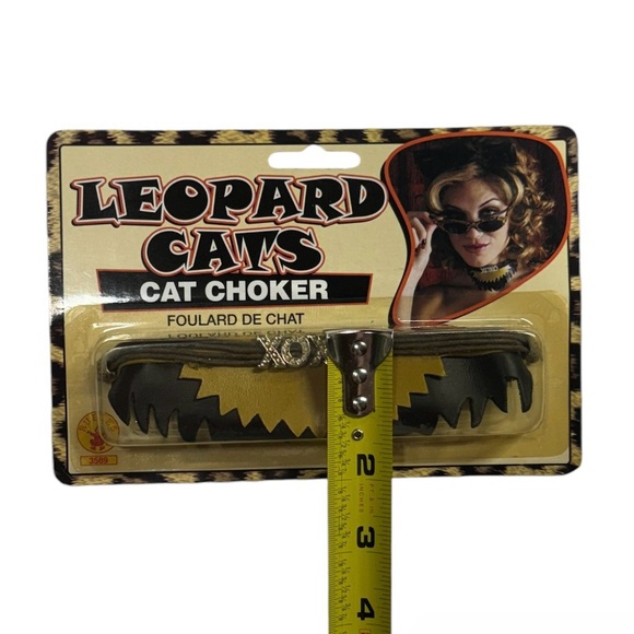 Leopard Cats cat chocker brand new in packaging never opened, perfect condition! - Picture 4 of 6